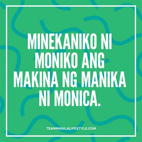 tongue twister tagalog minikaniko.